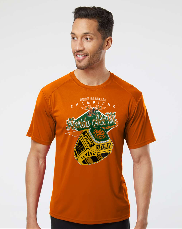 2023 FAMU Baseball SWAC Champion Ring Shirt (Pre-Orders Only, portion ...