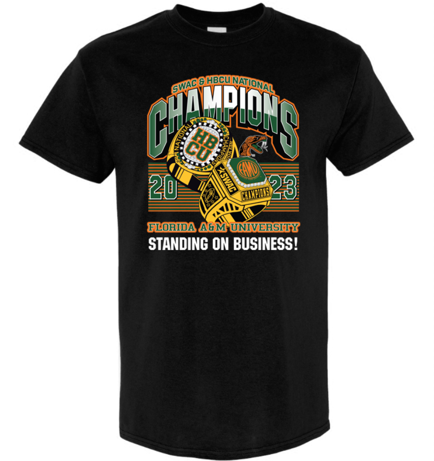 FAMU SWAC & HBCU Championship Ring Shirt – Real Words Apparel