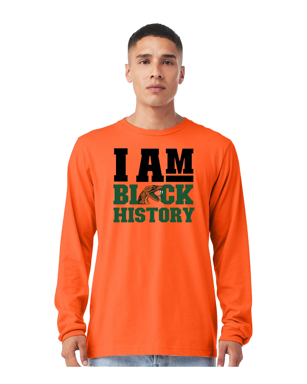 FAMU I AM BLACK HISTORY UNISEX LS T-SHIRT