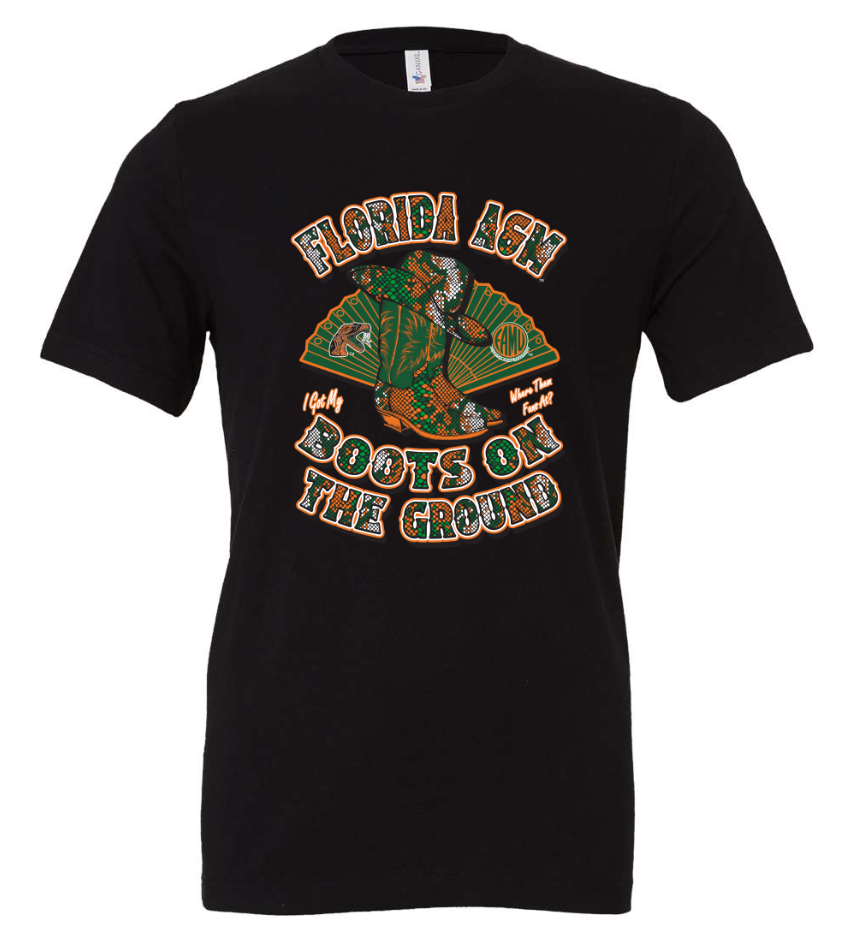 Snakeskin Boots On The Ground Short Sleeve T-Shirt