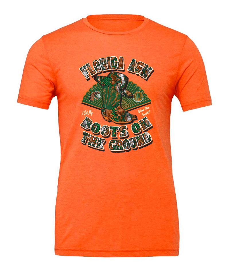 Snakeskin Boots On The Ground Short Sleeve T-Shirt