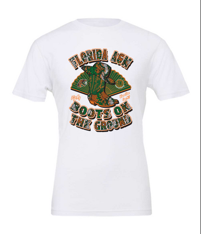 Snakeskin Boots On The Ground Short Sleeve T-Shirt