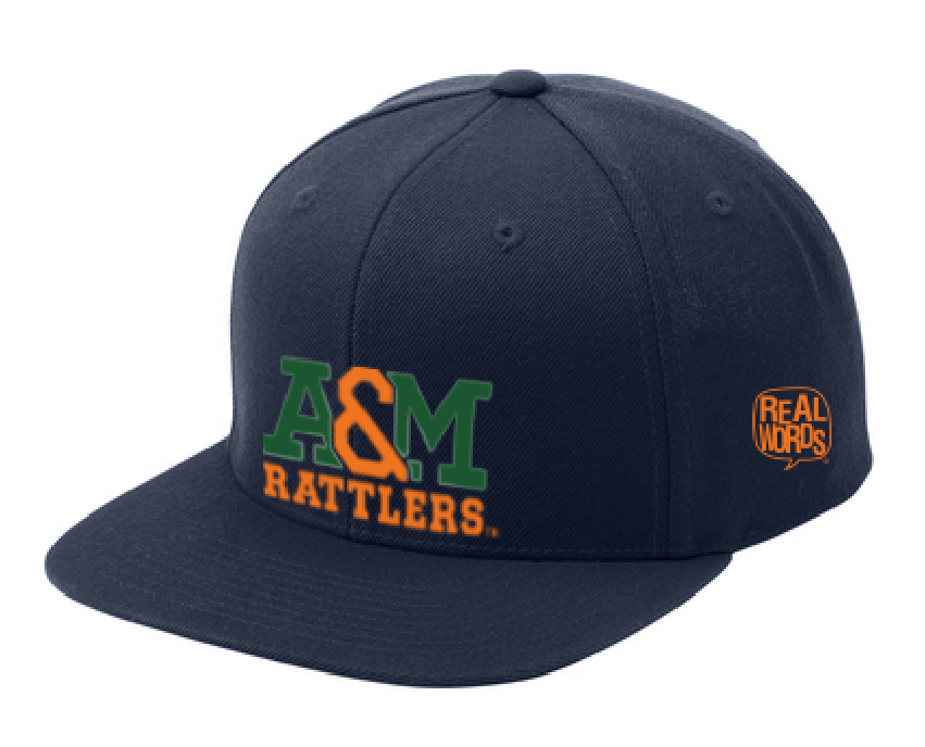 A&M Rattlers Flexfit Flat Bill Cap