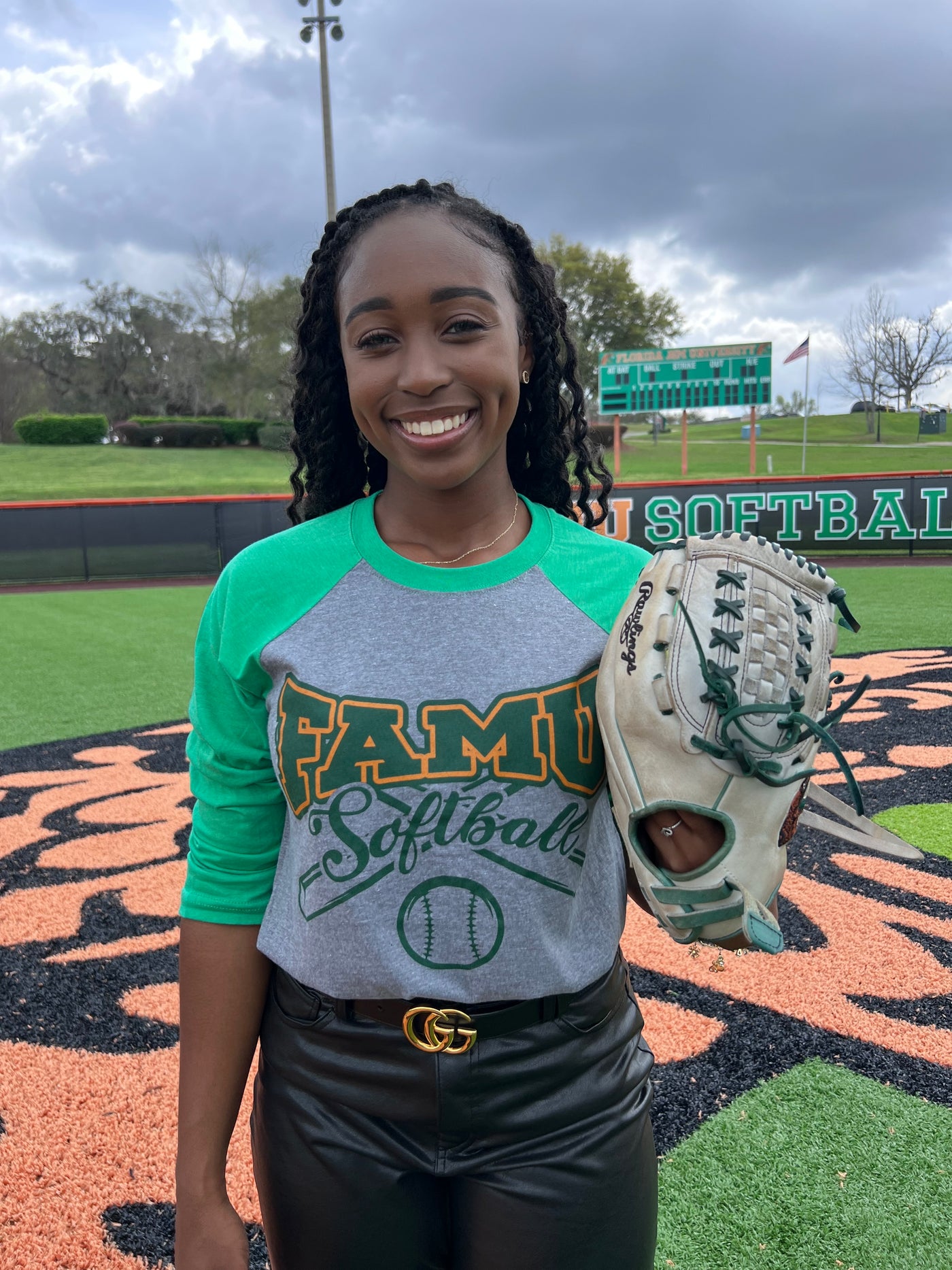 FAMU Softball - Raglan Unisex Raglan Sleeves T-Shirt