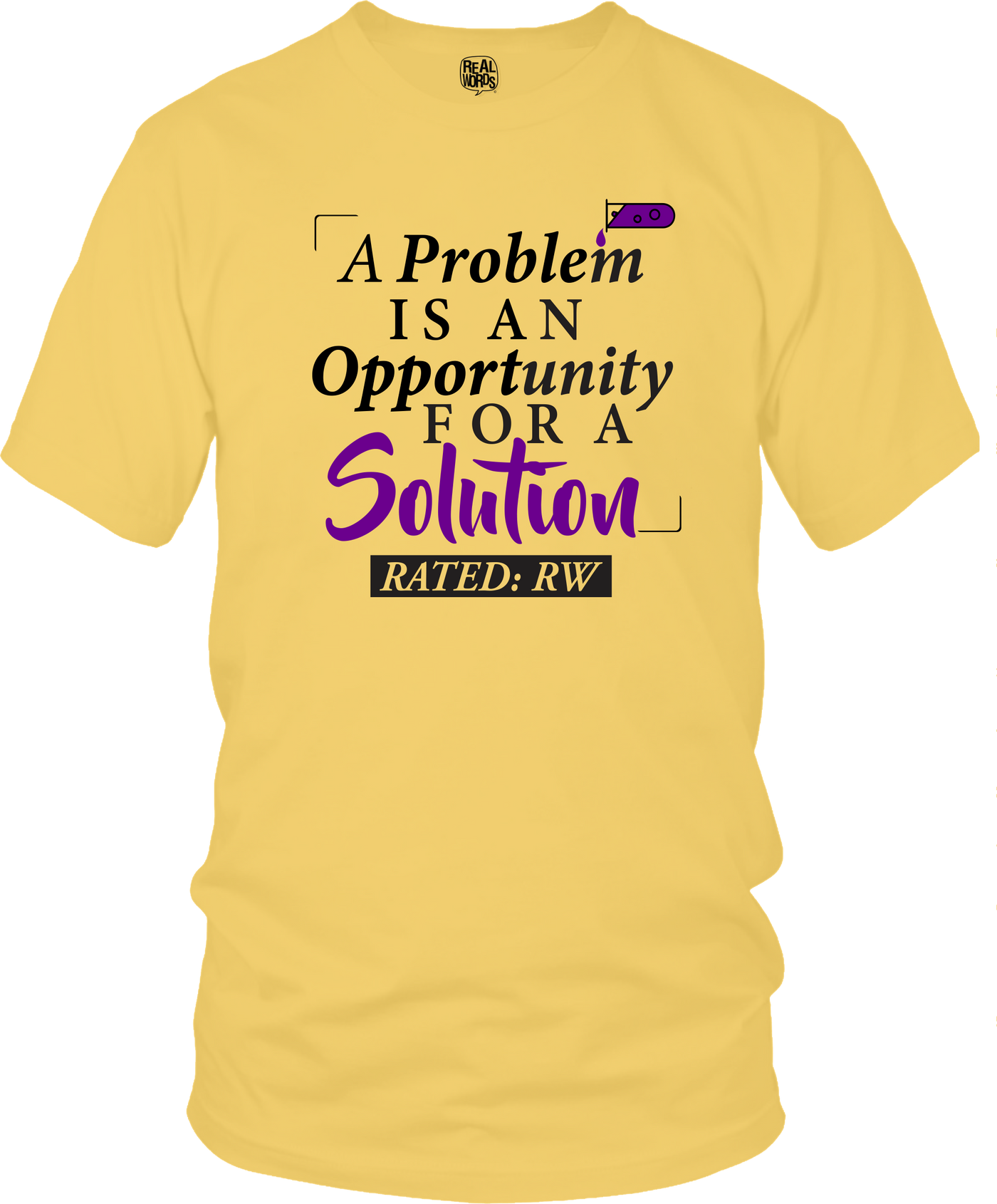 Solution Unisex Yellow T-Shirt